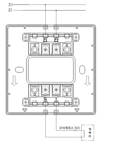 海灣GST-LD-8300B輸入模塊常閉無源觸點(diǎn)接線圖