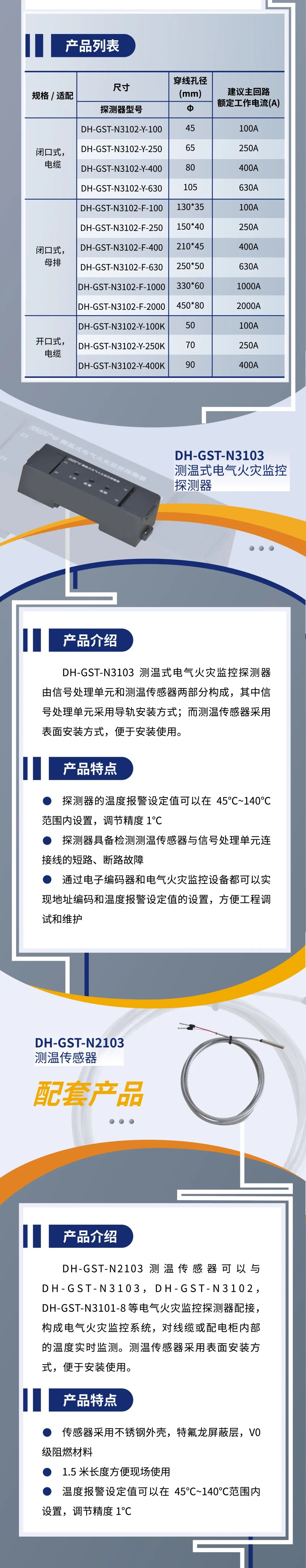 新疆海灣消防新一代組合式電氣火災(zāi)監(jiān)控探測(cè)器產(chǎn)品上市